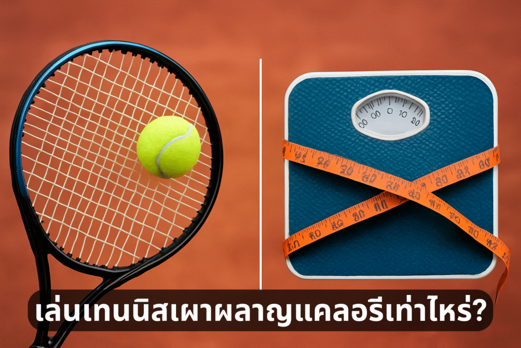 เล่นเทนนิสเผาผลาญแคลอรีได้เท่าไหร่?